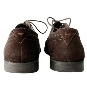 John Varvatos USA Brown Suede Wingtip Oxfords | 9 John Varvatos USA Brown Suede Wingtip Oxfords9 main image 4